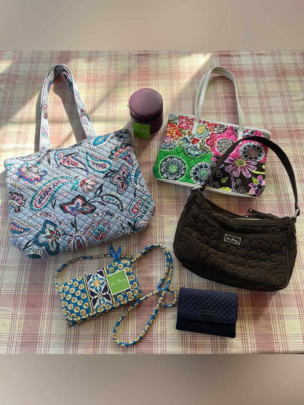 Vera Bradley Lot Of 6 Purses Bags Wallets Some NWT